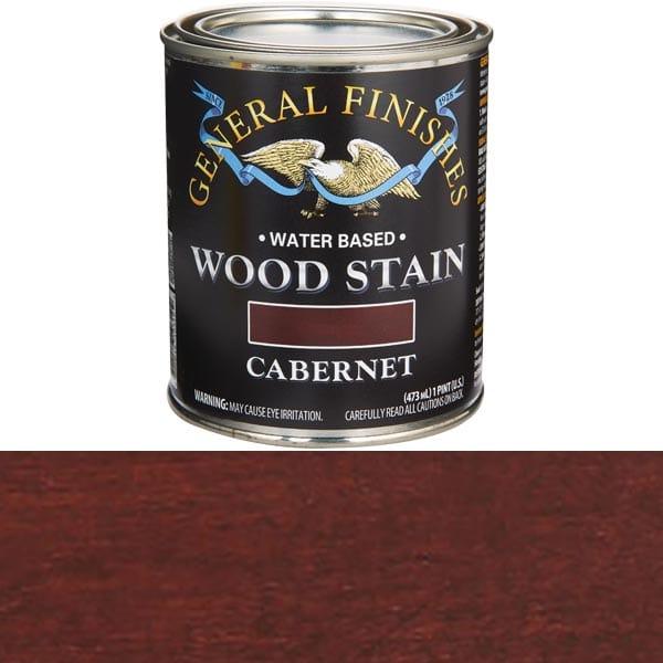 Wood Stain - Water Based - Color:Cabernet - Size:1 Pint